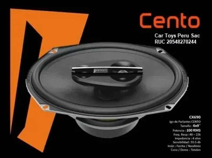 1 (4) Parlantes Ovalados CX690 Hertz Cento CX690 - Imagen 1