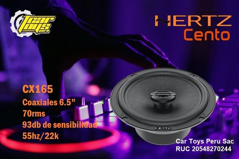 467550670_884699493832767_6507004552543795320_n Parlantes Coaxiales Hertz CX165 Serie Cento - Imagen 1