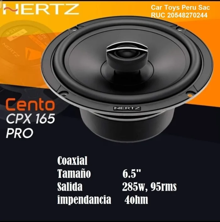 Parlantes Coaxiales Hertz CPX165PRO - Imagen 2