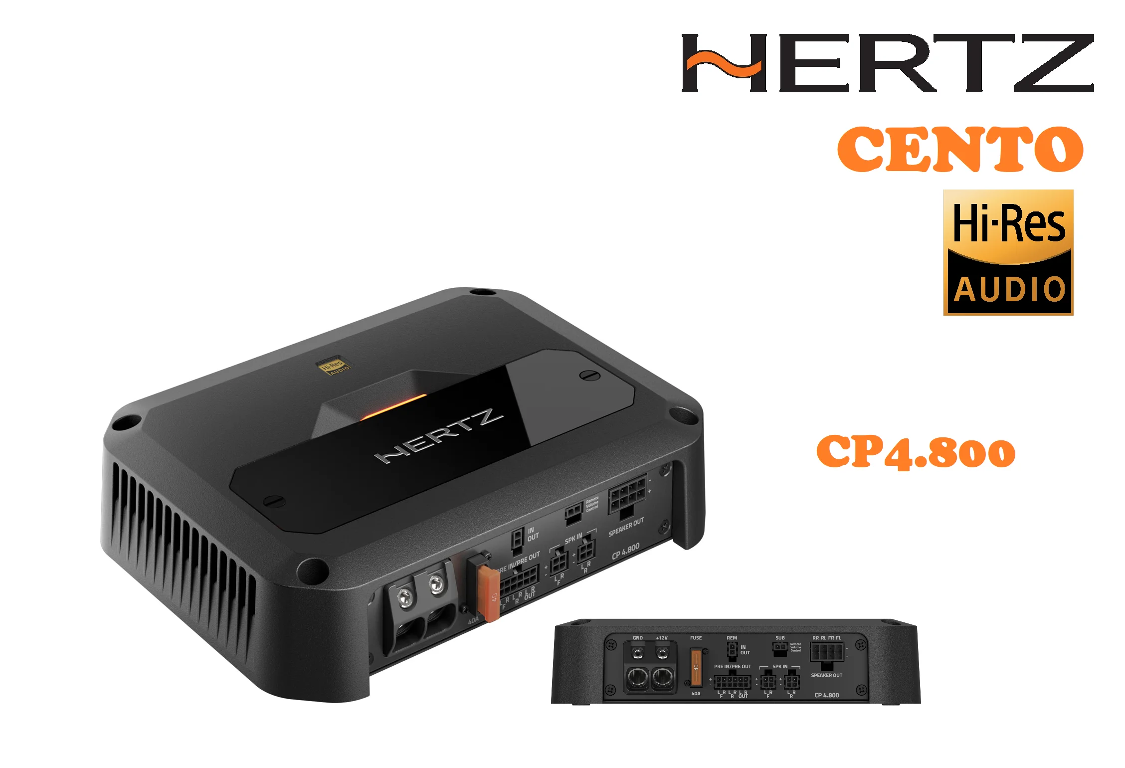 7 (1) Amplificador Hertz 4ch CP4.800 Certificación HI-RES - Imagen 1