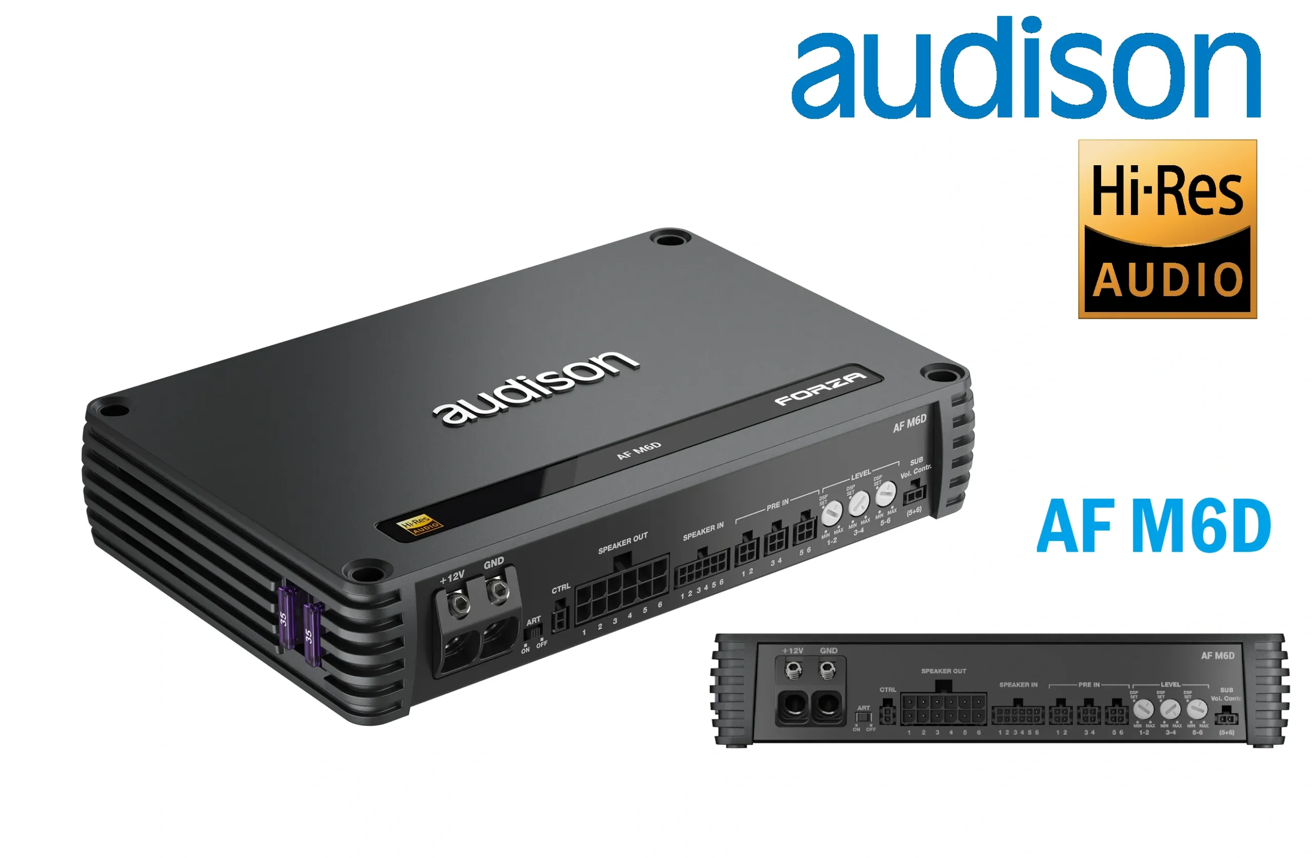 AUDISON AFM6D Amplificador Audison 6ch AFM6D Certificación HI-RES - Imagen 1