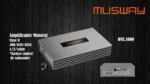 Amplificador Monoral Musway ONE.1000