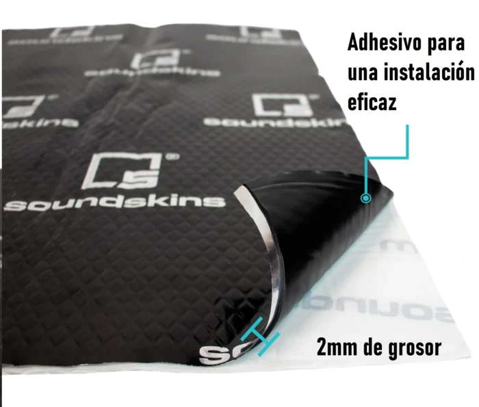 Laminado Antivibración Soundskins Classic Black - Imagen 3