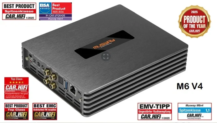 Amplificador con DSP Musway M6V4 - Imagen 2