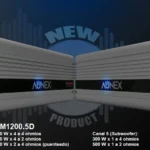 Amplificador 5ch AUNEX AM1200.5D