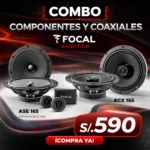 Componentes + Parlantes Coaxiales Auditor