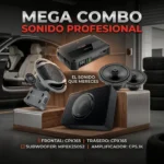 Combo de componentes + coaxiales Cento pro +amplificador 5ch cento hi-res LINEA CENTO PRO