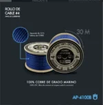 Cable de corriente #4 Aunex 100% cobre - Imagen 2