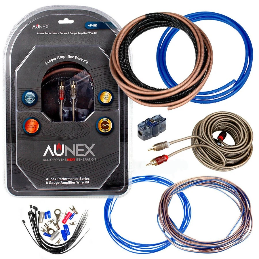 ap-8k Kit de instalación Aunex #8 100%cobre AP-89K-2R4C - Imagen 1