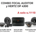 Combo Focal Auditor y Amplificador 4ch Hertz Dieci DP4300