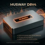 Amplificador con DSP D8V4 Musway