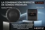 Combo Subwoofer Musway + amplificador Monoral Hertz