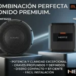 Combo Subwoofer Musway + amplificador Monoral Hertz